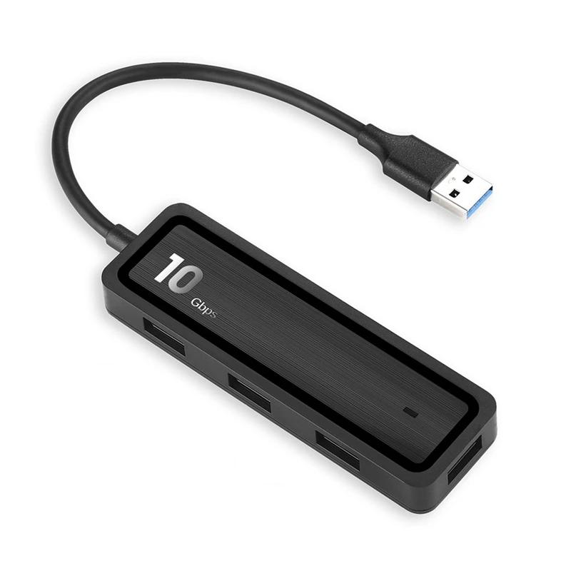 6-in-1 ŷ ̼ USB  , 4 Ʈ USB 3.1 Gen 2 10Gdps TF   ǰ, PC Ʈ Ʈ ǻͿ